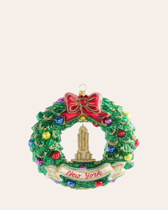Christmas Wreath NYC Ornament
